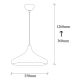 OPVIQ Luster Berceste 208-S, zlatna - EP3008455