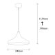 OPVIQ Luster Berceste 214-S, srebrna - EP3008467