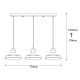 OPVIQ Visilica Berceste 182Black-S1, crna/zlatna - EP3008525