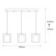 OPVIQ Visilica Swank 702-S1, bela/crna - EP3004285