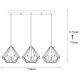 OPVIQ Visilica Diamond 704-S1, crna - EP3004297