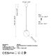 OPVIQ Visilica Orbıtal 15-14002, bela/zlatna - EP3004402