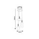 Rabalux Visilica Sinopia E27 3x MAX 60W zlatna (5225) - 5225