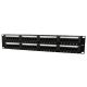 GEMBIRD NPP-C548CM-001 Cat.5E 48 port patch panel with rear cable management - 44109