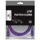 GEMBIRD PP12-2M/V Mrezni kabl, CAT5e UTP Patch cord 2m purple - 44122