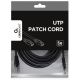 GEMBIRD PP12-7.5M/BK Mrezni kabl, CAT5e UTP Patch cord 7,5m black - 44124-1