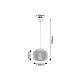 Rabalux Visilica Rupert E27 1x MAX 40W sivo (5237) - 5237