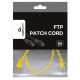 GEMBIRD PP22-1M/Y Mrezni kabl FTP Cat5e Patch cord, 1m yellow - 44139