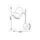 Rabalux Zidna lampa Egon E14 1x MAX 40W mat belo (5243) - 5243