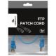 GEMBIRD PP22-0.5M/B Mrezni kabl FTP Cat5e Patch cord, 0.5m blue - 44127