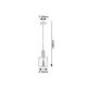 Rabalux Visilica Donati E27 1x MAX 60W hrom (5249) - 5249