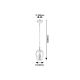 Rabalux Visilica Petunia E27 1x MAX 15W hrom (5252) - 5252