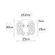 OPVIQ Plafonjera Nemrut N-950, crna - EP3004753