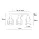 OPVIQ Spot plafonjera Alacati N-1097, crna - EP3004840
