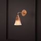 OPVIQ Zidna lampa Foca N-130, braon/bronzana - EP3005116