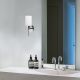 OPVIQ Zidna lampa Balcova N-344,  srebrna/bela - EP3005176