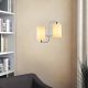 OPVIQ Zidna lampa Balcova N-346, srebrna/bela - EP3005200