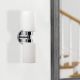 OPVIQ Zidna lampa Balcova N-347, srebrna/bela - EP3005212
