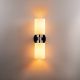 OPVIQ Zidna lampa Balcova N-347, srebrna/bela - EP3005212