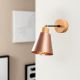 OPVIQ Zidna lampa Manavgat N-612, zlatna/braon - EP3005260