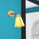 OPVIQ Zidna lampa Manavgat N-619, žuta/braon - EP3005314