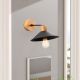 OPVIQ Zidna lampa Manavgat N-620, crna/braon - EP3005326