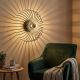 OPVIQ Zidna lampa Aspendos N-645, crna/zlatna - EP3005353