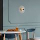 OPVIQ Zidna lampa Aspendos N-646, bela/zlatna - EP3005362