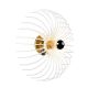 OPVIQ Zidna lampa Aspendos N-646, bela/zlatna - EP3005362