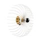 OPVIQ Zidna lampa Aspendos N-646, bela/zlatna - EP3005362