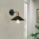 OPVIQ Zidna lampa Berceste N-663, crna/bronzana - EP3005368