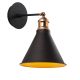 OPVIQ Zidna lampa Berceste N-680, crna/bronzana - EP3005395