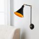 OPVIQ Zidna lampa Berceste N-682, crna/zlatna - EP3005422