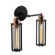 OPVIQ Zidna lampa Likya N-1023, crna/bakarna - EP3005662