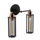 OPVIQ Zidna lampa Likya N-1023, crna/bakarna - EP3005662