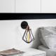 OPVIQ Zidna lampa Oylat N-1042y, crna/bronzana - EP3005668