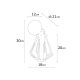 OPVIQ Zidna lampa Oylat N-1042y, crna/bronzana - EP3005668