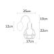 OPVIQ Zidna lampa Kapadokya N-1160, crna - EP3005686