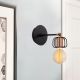 OPVIQ Zidna lampa Demre N-1206, crna/bronzana - EP3005692