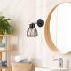 OPVIQ Zidna lampa Kemah N-1238, crna/bronzana - EP3005707