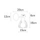 OPVIQ Zidna lampa Kemah N-1238, crna/bronzana - EP3005707