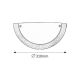 Rabalux Zidna lampa Ufo E27 1x MAX 60W bronzana (5263) - 5263