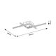 Rabalux Plafonjera Casimir LED 23W mat crno (5267) - 5267