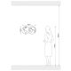 OPVIQ Zidna lampa W-036, crna - EP3005815