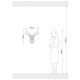 OPVIQ Zidna lampa W-051, crna - EP3005866