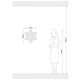 OPVIQ Zidna lampa W-052, crna - EP3005869