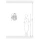 OPVIQ Zidna lampa W-056, crna - EP3005881