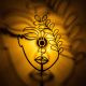 OPVIQ Zidna lampa Flower Faced V2, crna - EP3005902