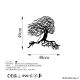 OPVIQ Zidna lampa Tree Woman, crna - EP3005905