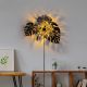 OPVIQ Zidna lampa Leaves, crna - EP3005923